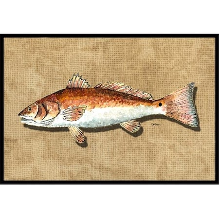 Carolines Treasures Carolines Treasures 8807JMAT 24 x 36 In. Red Fish Indoor or Outdoor Mat 8807JMAT